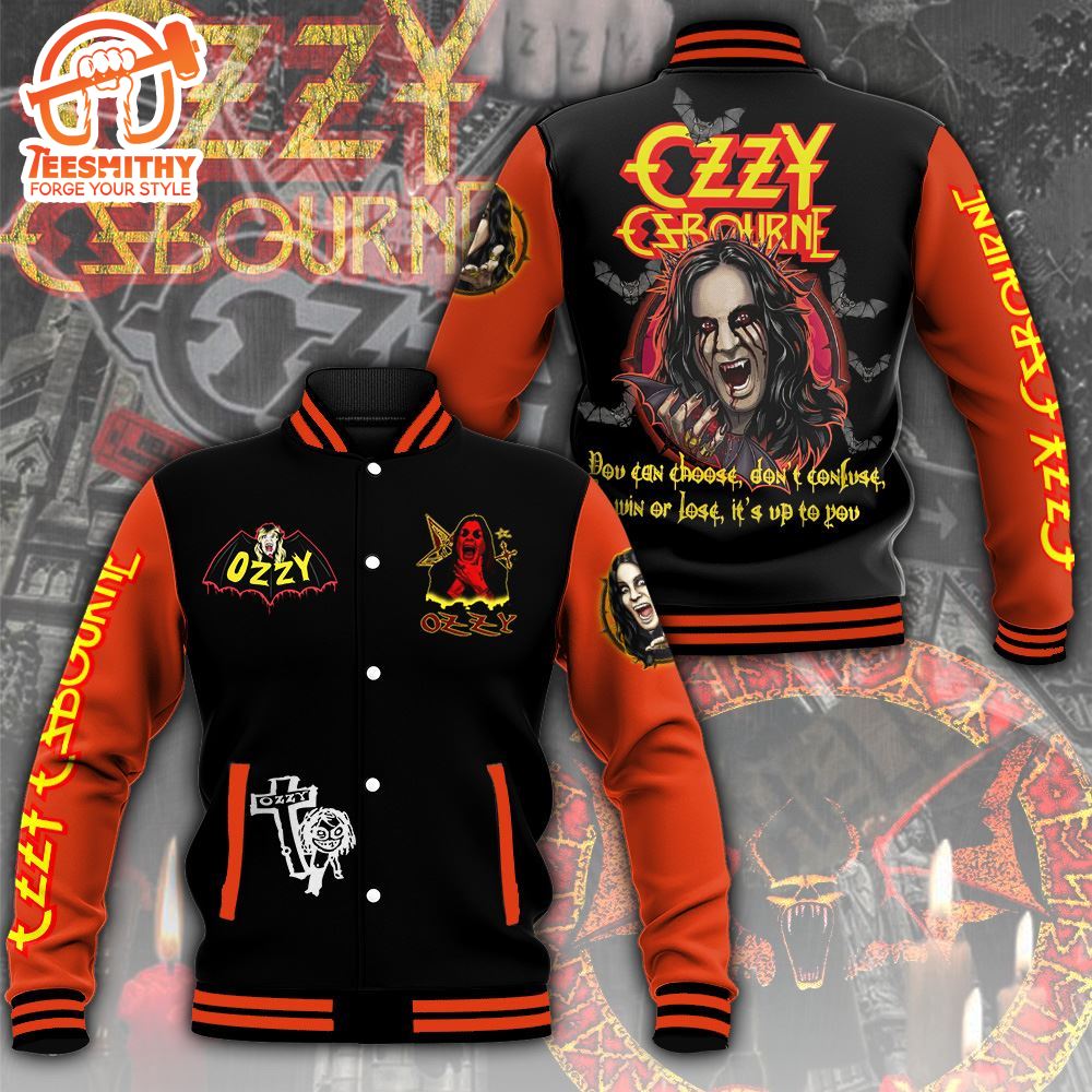 Black Sabbath x Ozzy Osbourne Varsity Jacket Christmas For Fans