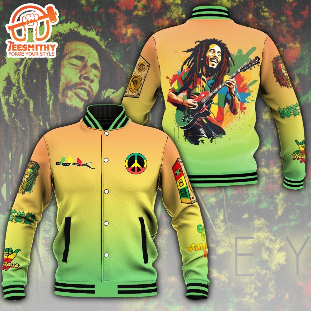 Bob Marley Varsity Jacket Gift For Fans