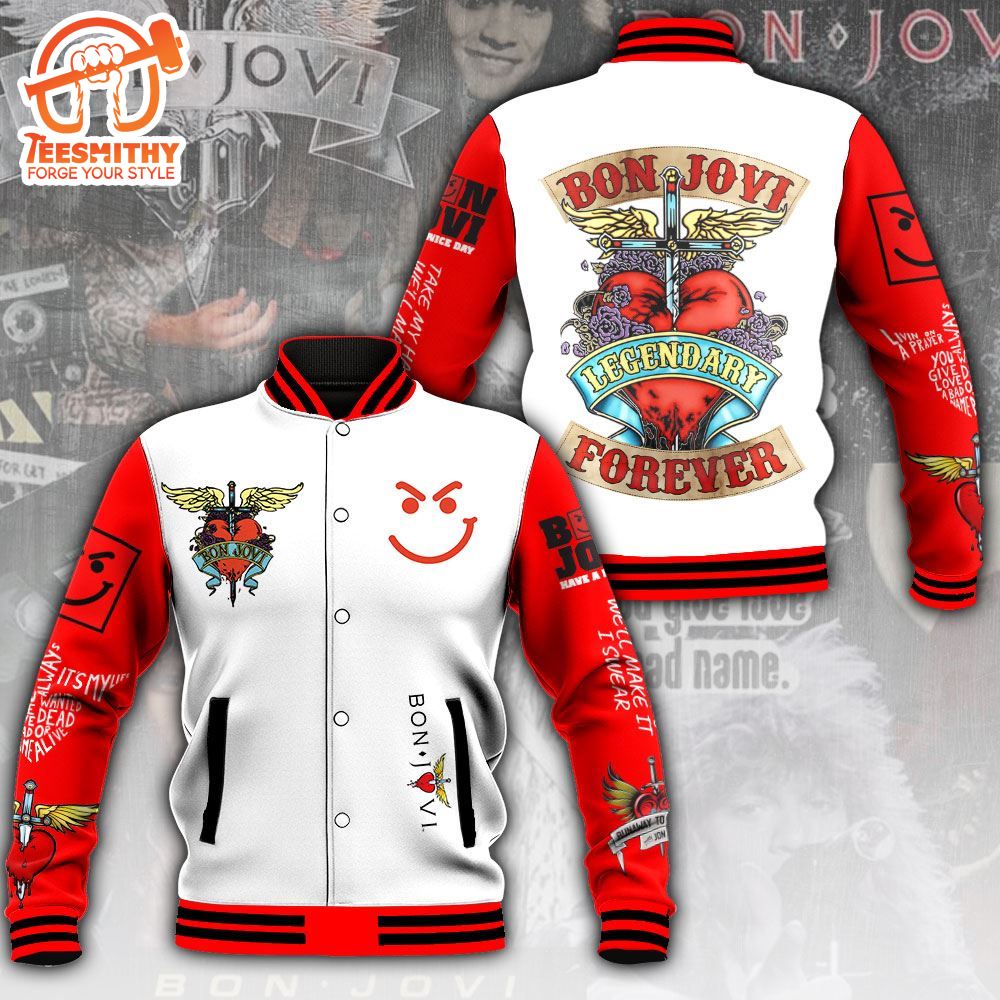 Bon Jovi Varsity Jacket Christmas For Fans