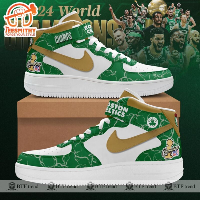 Boston Celtics 2024 NBA Finals Champions Sneakers Shoes