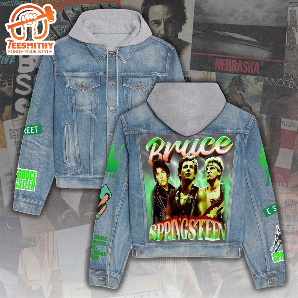 Bruce Springsteen Merry Christmas 3D Hood Jacket For Women