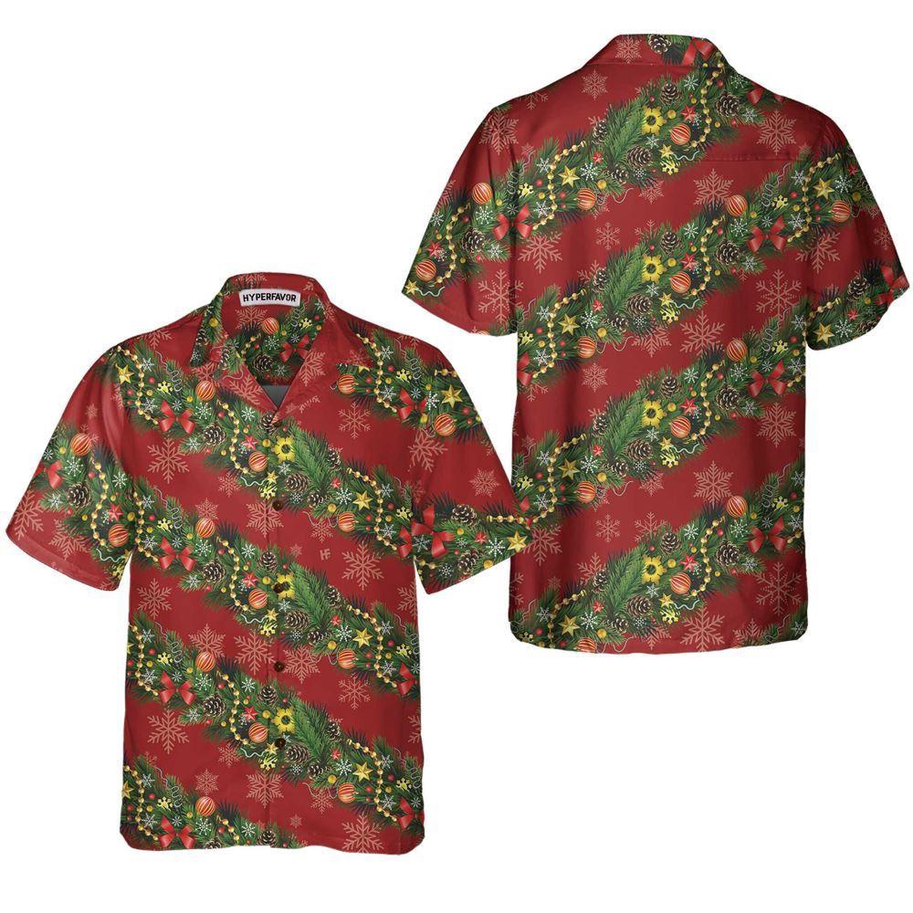 Christmas Decorations With Snowflakes Christmas Hawaiian Shirt