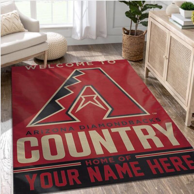 Customized MLB Arizona Diamondbacks Area Rug Carpet Living Room