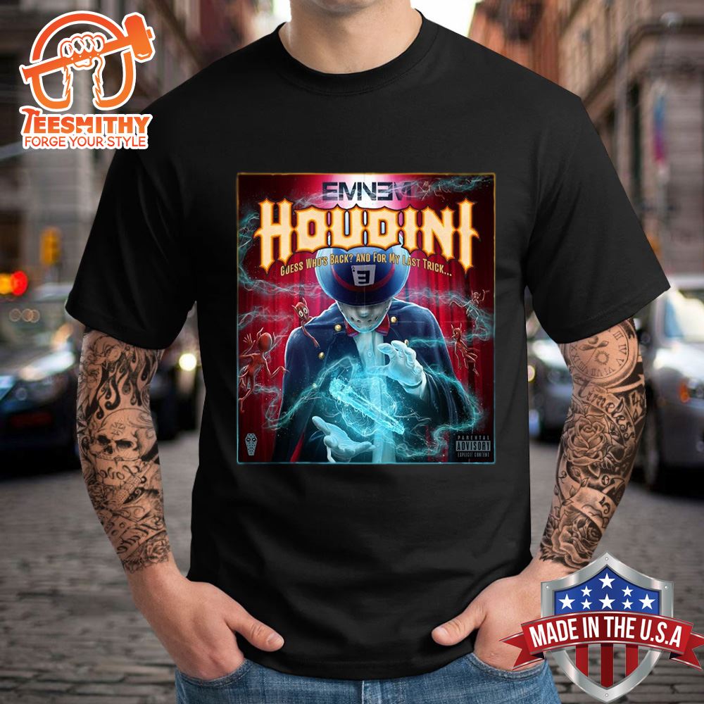 Eminem 2024 New Release Album Houdini Fan Celebration T-shirt