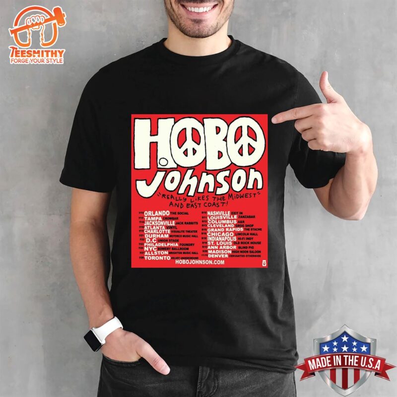 Hobo Johnson Concert Tour History Updated For 2024 Concert T-shirt