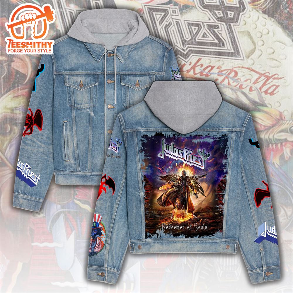 Judas Priest Merry Christmas 3D Hood Jacket For Women