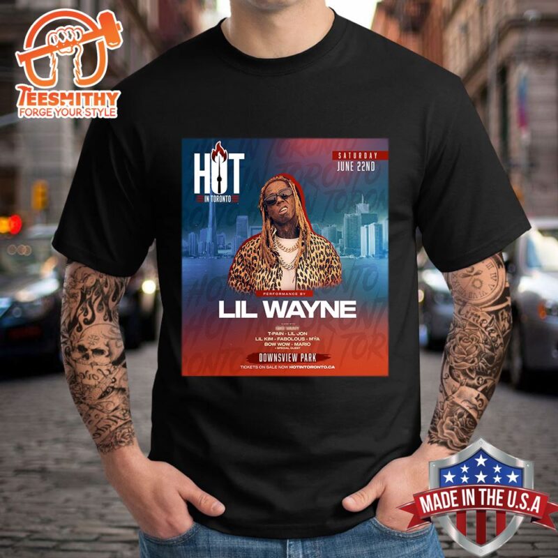 Lil Wayne To Headline Music Festival 2024 Hot In Toronto Unisex T-shirt