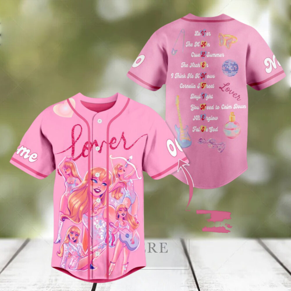 Lover Valentine Taylor Swift Custom Baseball Jersey