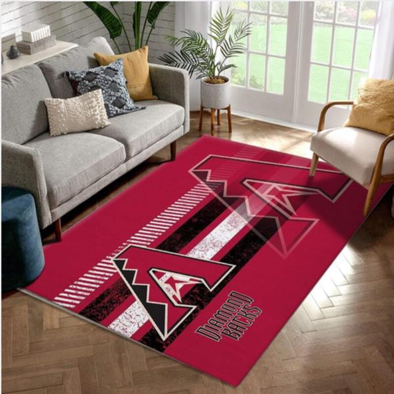 MLB Arizona Diamondbacks Area Rug Room Carpet Sport Custom Area Floor Home Decor