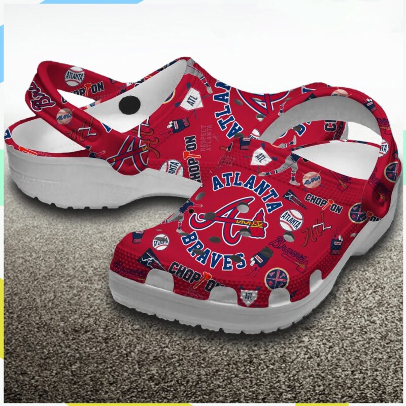 MLB Atlanta Braves Crocs Shoes Braves Gift For Fan For Men Women And Kids