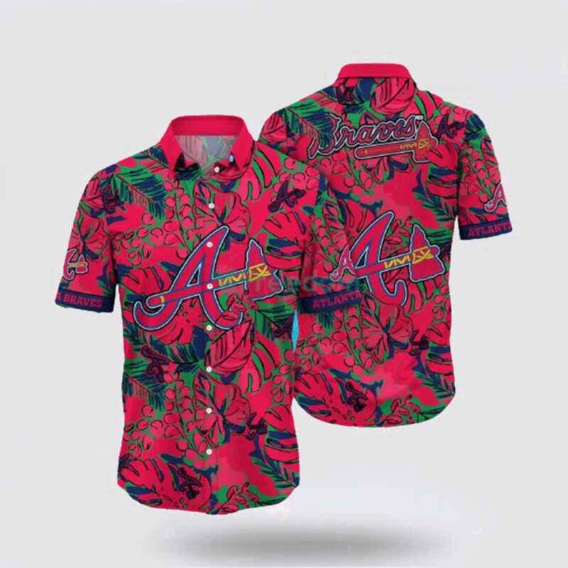 MLB Atlanta Braves Hawaiian Shirt Perfect Fusion Baseball And Hawaiian Style For Fans