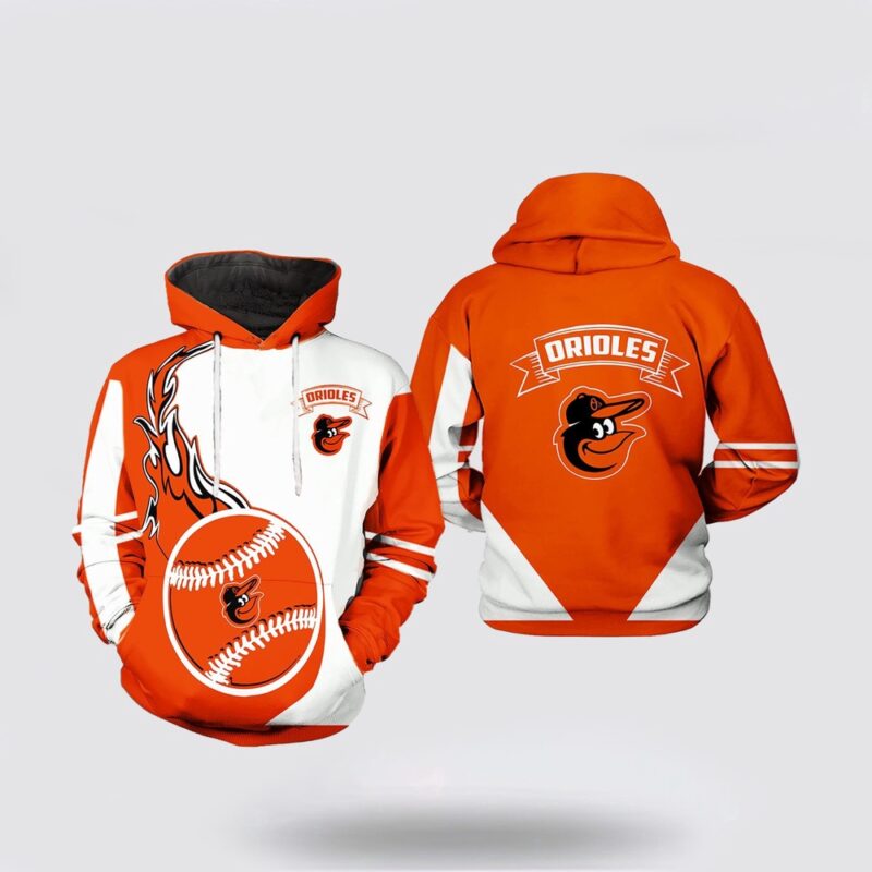 MLB Baltimore Orioles 3D Hoodie Classic For Fan MLB