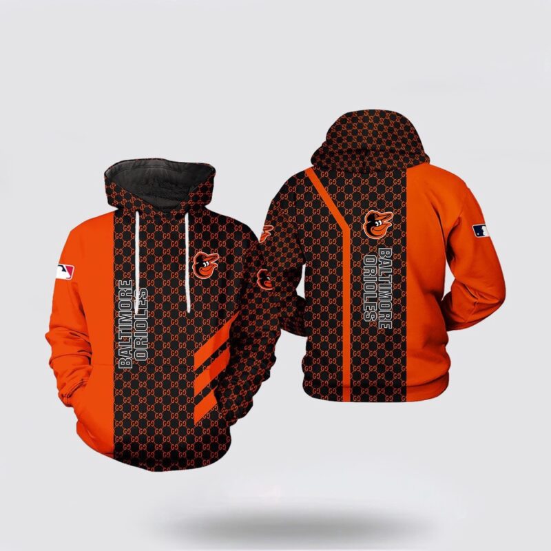 MLB Baltimore Orioles 3D Hoodie Set Your Spirit Free For Fan MLB