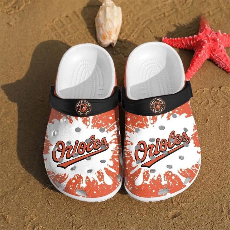 MLB Baltimore Orioles Crocs Crocband Shoes For Fans