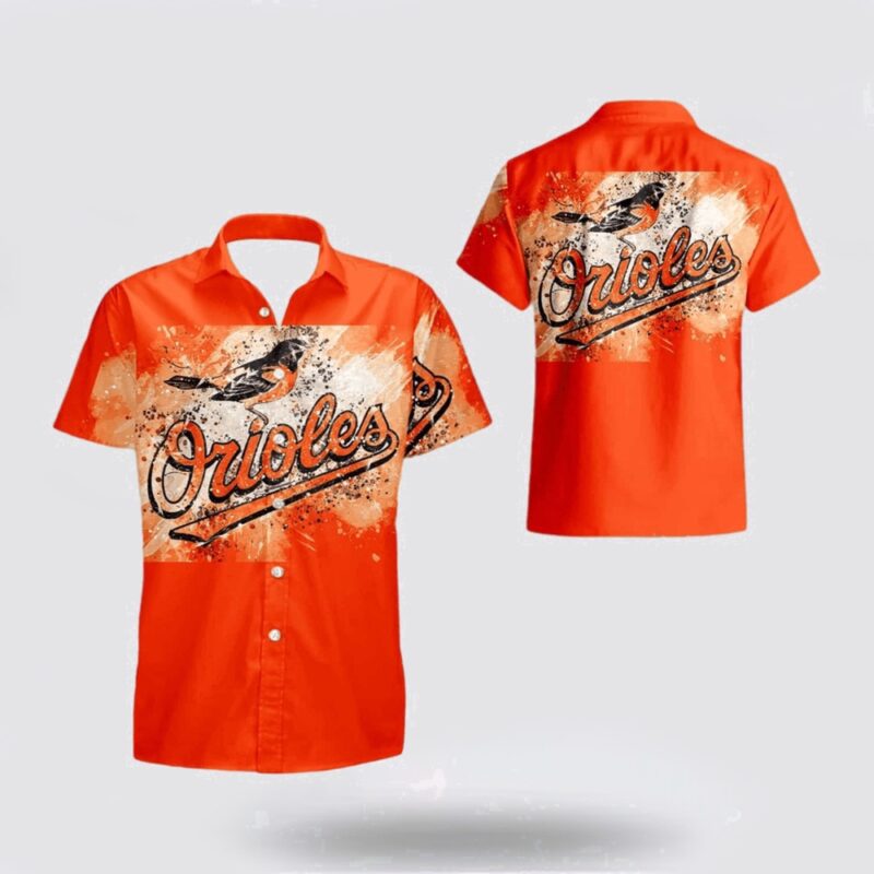 MLB Baltimore Orioles Hawaiian Shirt Immerse Yourself In Tropical Style For Fans