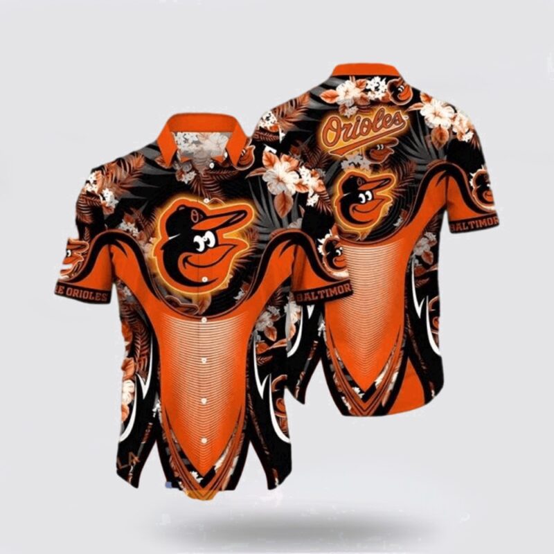 MLB Baltimore Orioles Hawaiian Shirt Sun Sea And Style Unleash Your Summer Look For Fans