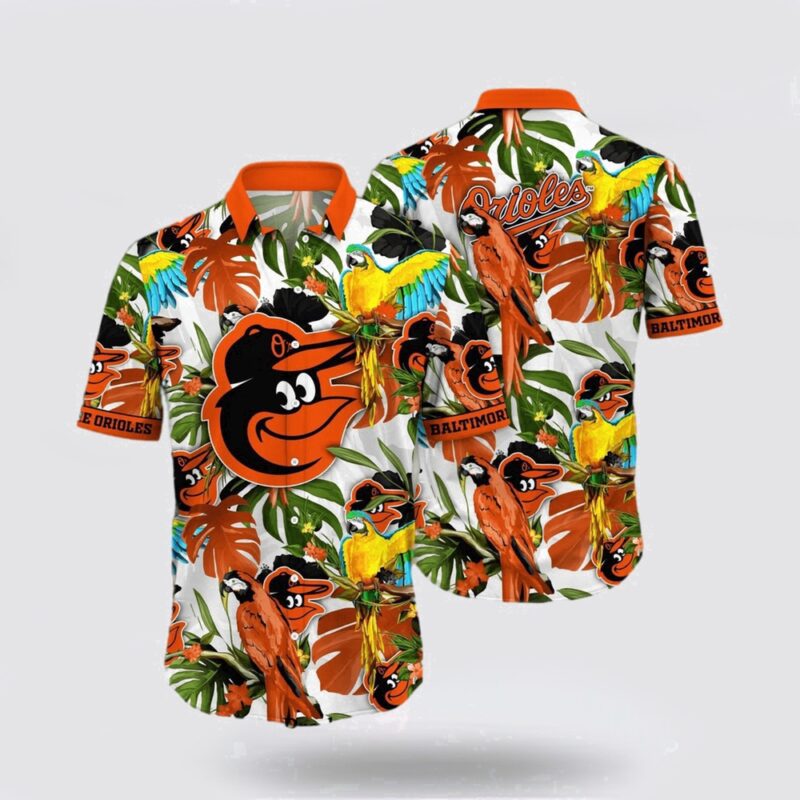MLB Baltimore Orioles Hawaiian Shirt The Perfect Combination Of Baseball For Fans