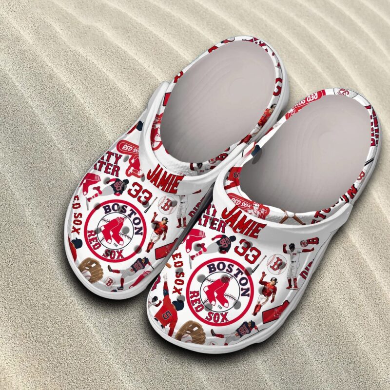 MLB Boston Red Sox Crocs Shoes Red Sox Gifts For Men Women And Kids