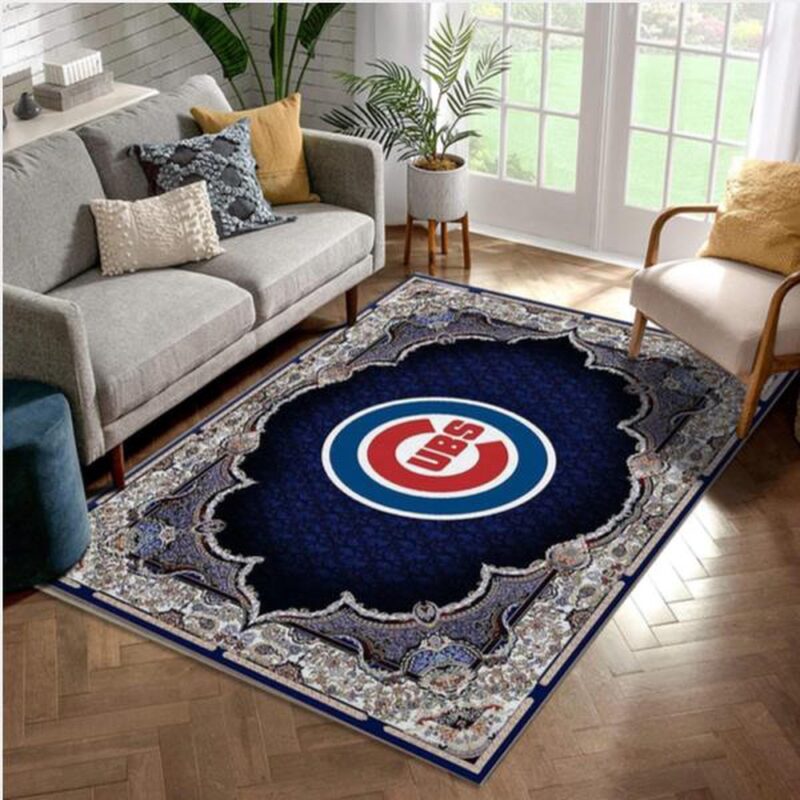 MLB Chicago Cubs Area Rug Baseball Floor Decor The Us Decor