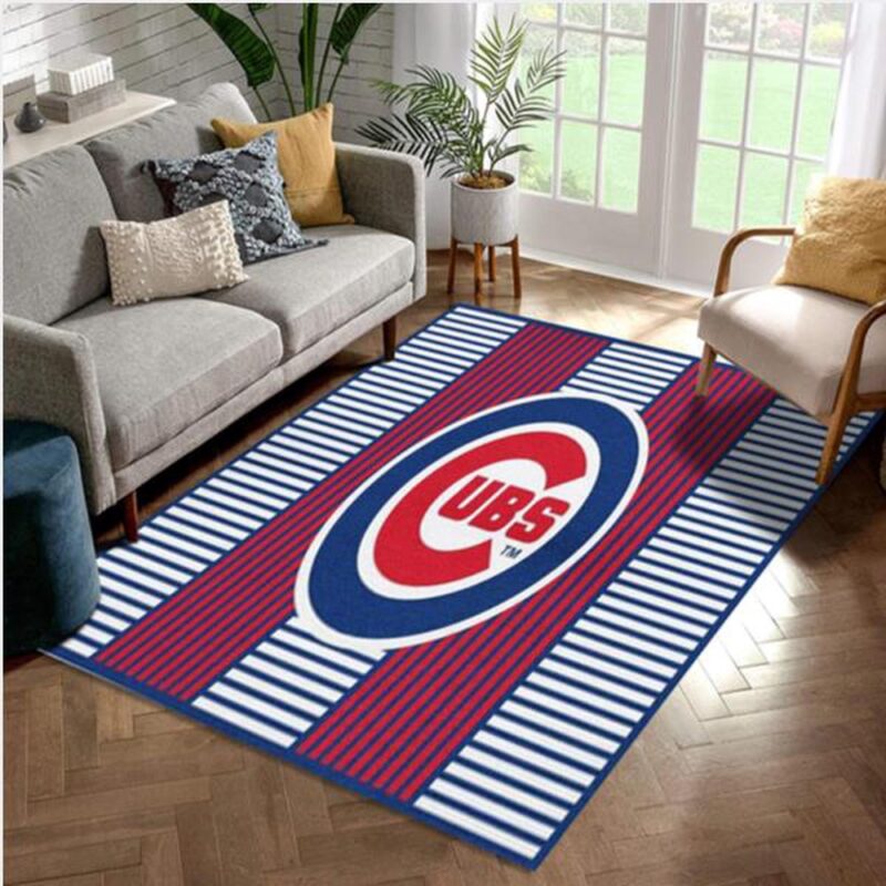 MLB Chicago Cubs Area Rug Christmas Gift Home Decor Floor Decor