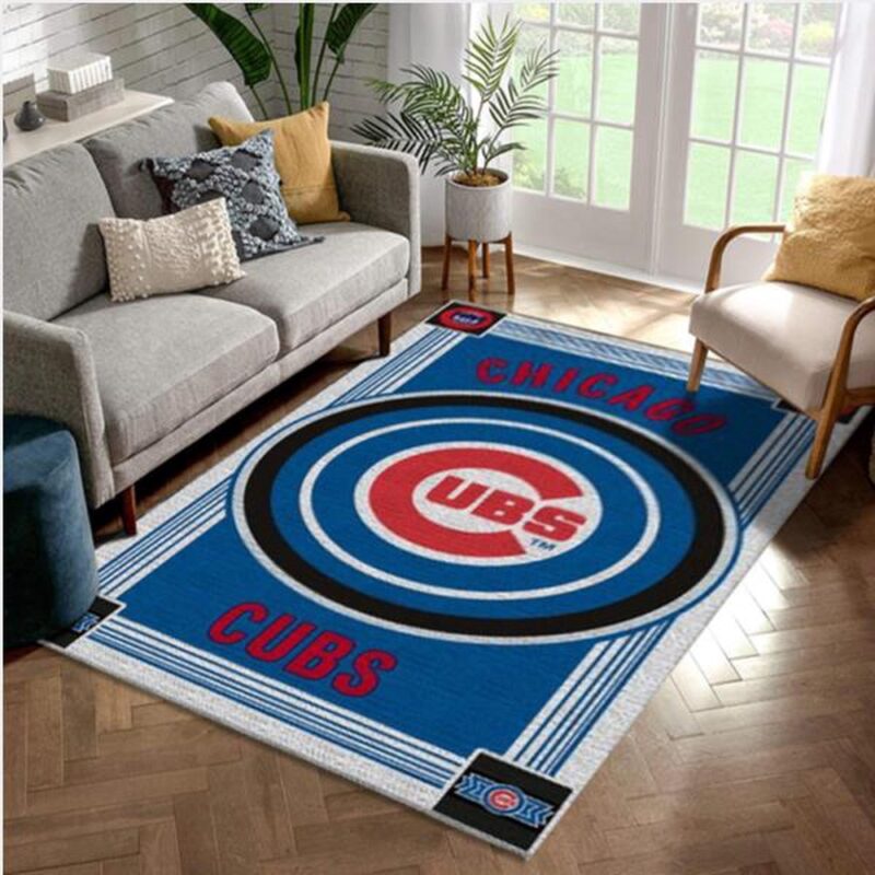 MLB Chicago Cubs Area Rug Home Decor Floor Decor