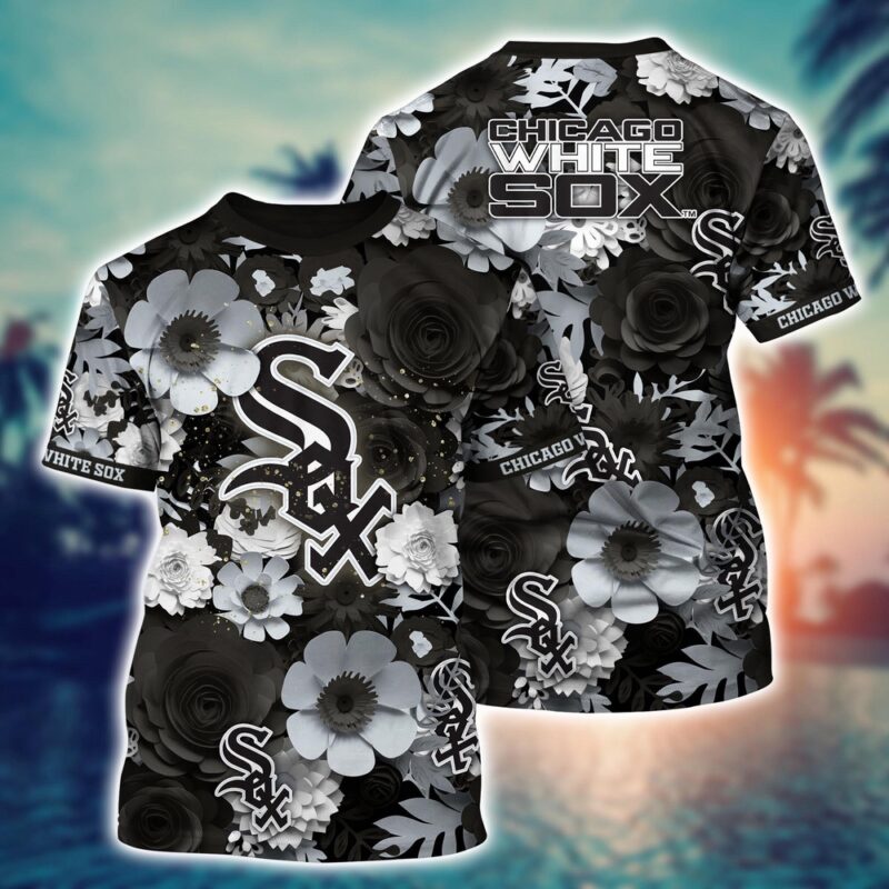 MLB Chicago White Sox 3D T-Shirt Sunset Slam Chic For Fans Sports