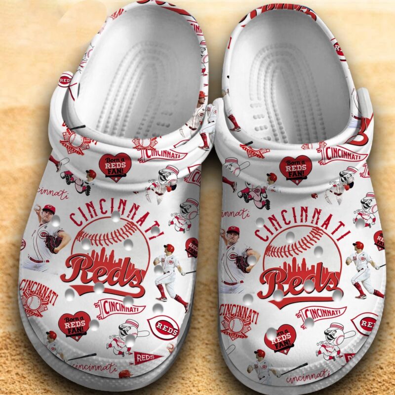 MLB Cincinnati Reds Crocs Shoes Cincinnati Reds For Men Women And Kids
