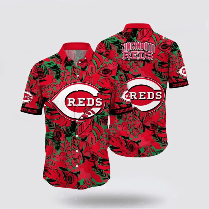 MLB Cincinnati Reds Hawaiian Shirt Free Your Spirit With Cool Coastal Fashion For Fans