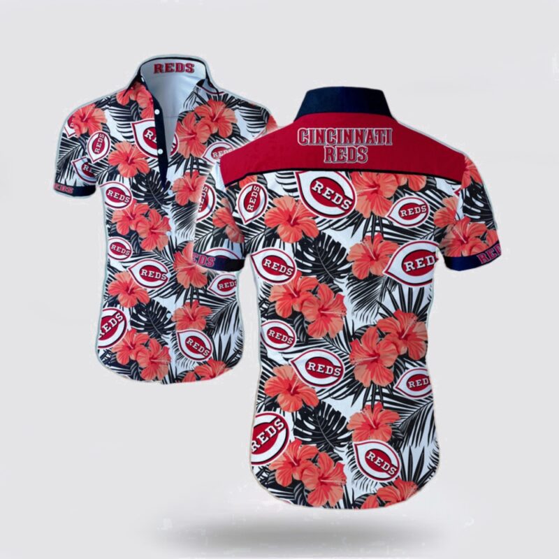 MLB Cincinnati Reds Hawaiian Shirt Immerse Yourself In Tropical Style For Fans