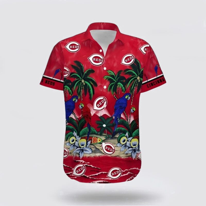 MLB Cincinnati Reds Hawaiian Shirt Let Your Imagination Soar In Summer With Eye-Catching For Fans