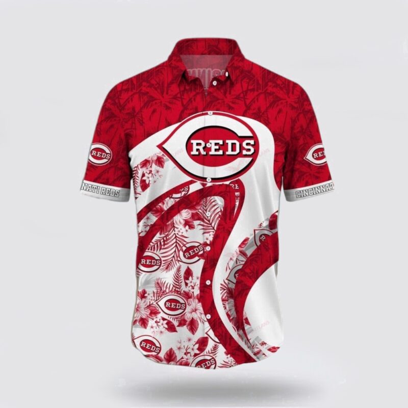 MLB Cincinnati Reds Hawaiian Shirt Welcome Summer Full Of Energy With Tropical Fashion For Fans