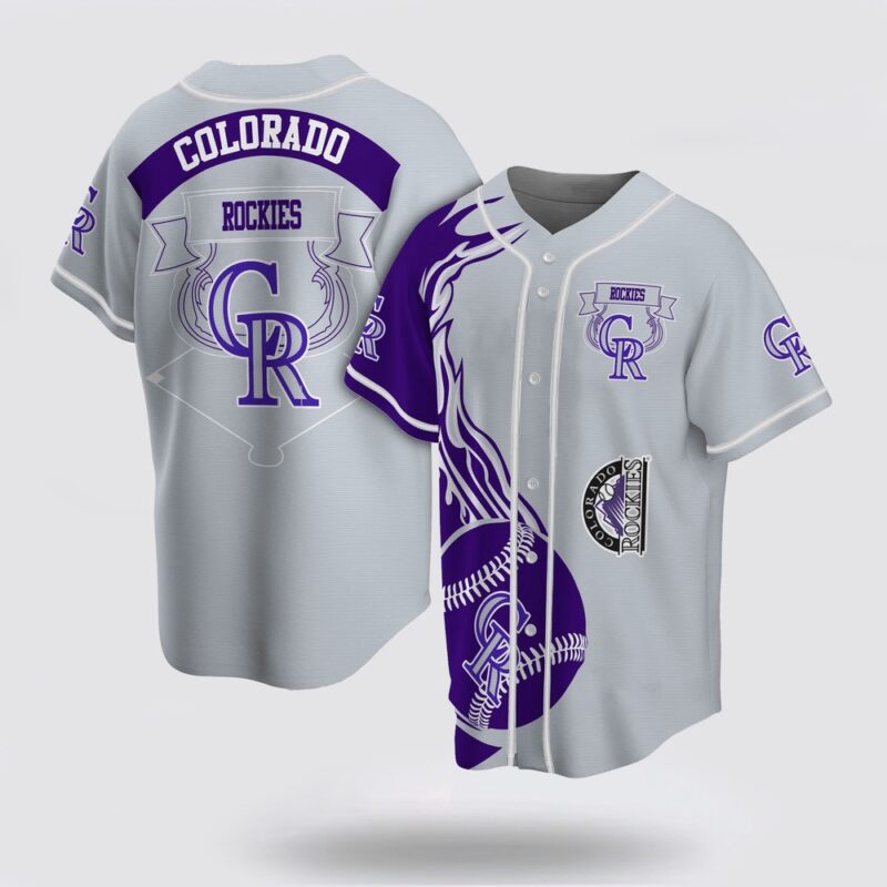 MLB Colorado Rockies Baseball Jersey Classic For Fans Jersey
