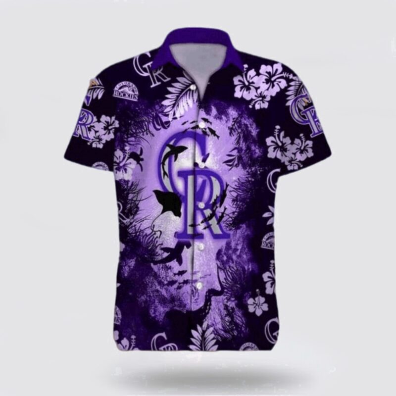 MLB Colorado Rockies Hawaiian Shirt Immerse Yourself In Tropical Styles For Fans