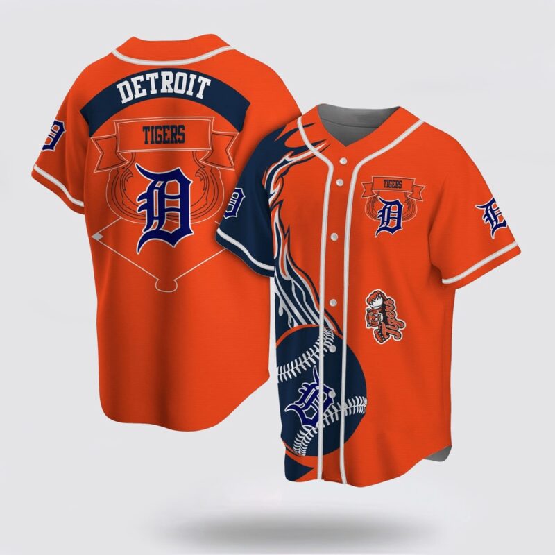 MLB Detroit Tigers Baseball Jersey Classic For Fans Jersey