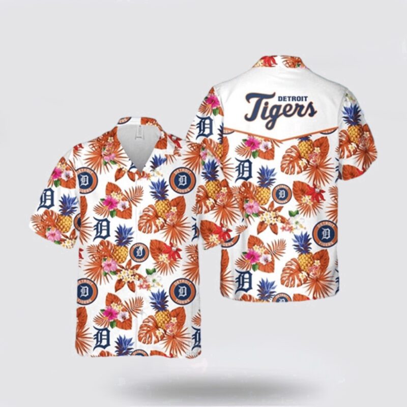 MLB Detroit Tigers Hawaiian Shirt Escape To Paradise Your Ultimate Tropical Fashion Experience For Fans
