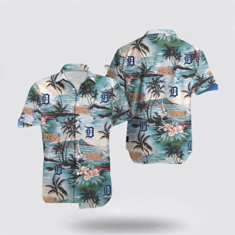 MLB Detroit Tigers Hawaiian Shirt Feel The Aloha Spirit With The Charming Coastal Collection For Fans