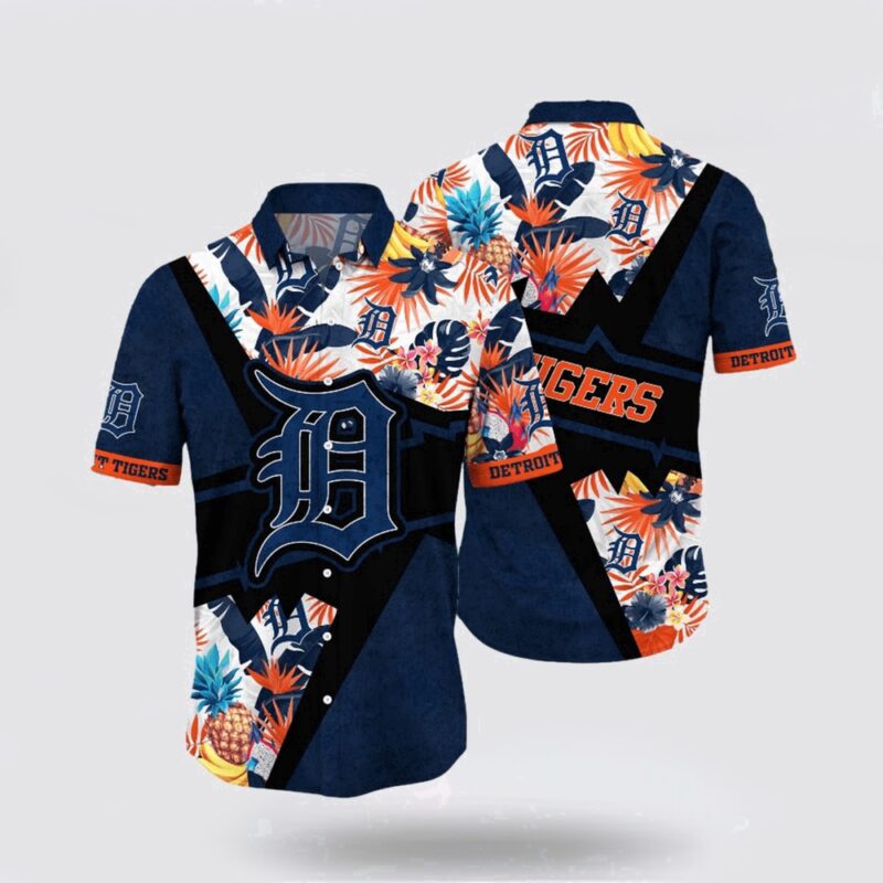 MLB Detroit Tigers Hawaiian Shirt Tropical Elegance Upgrade Your Wardrobe For Fans