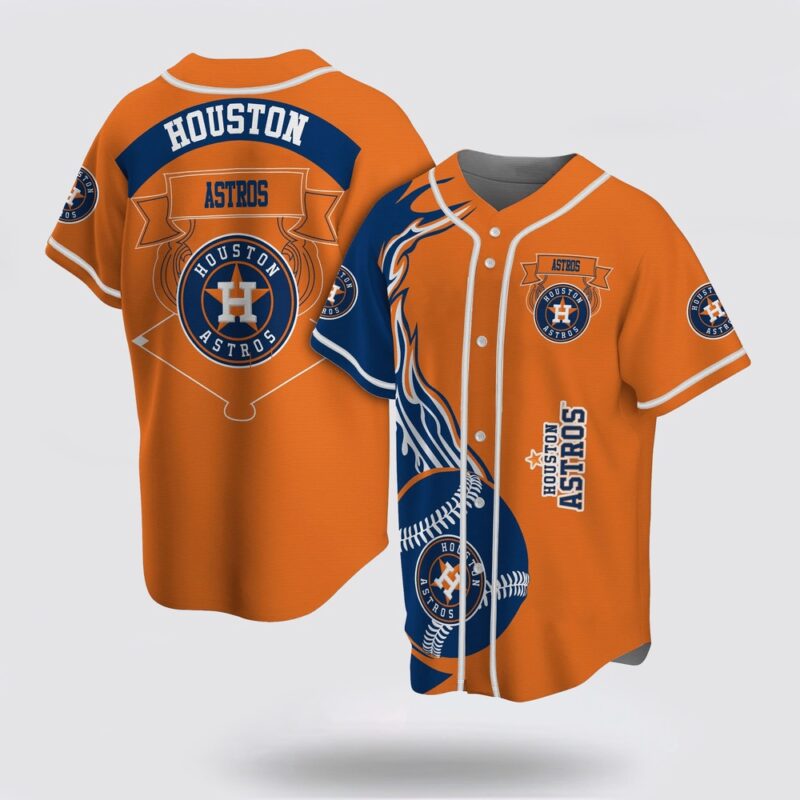 MLB Houston Astros Baseball Jersey Classic For Fans Jersey