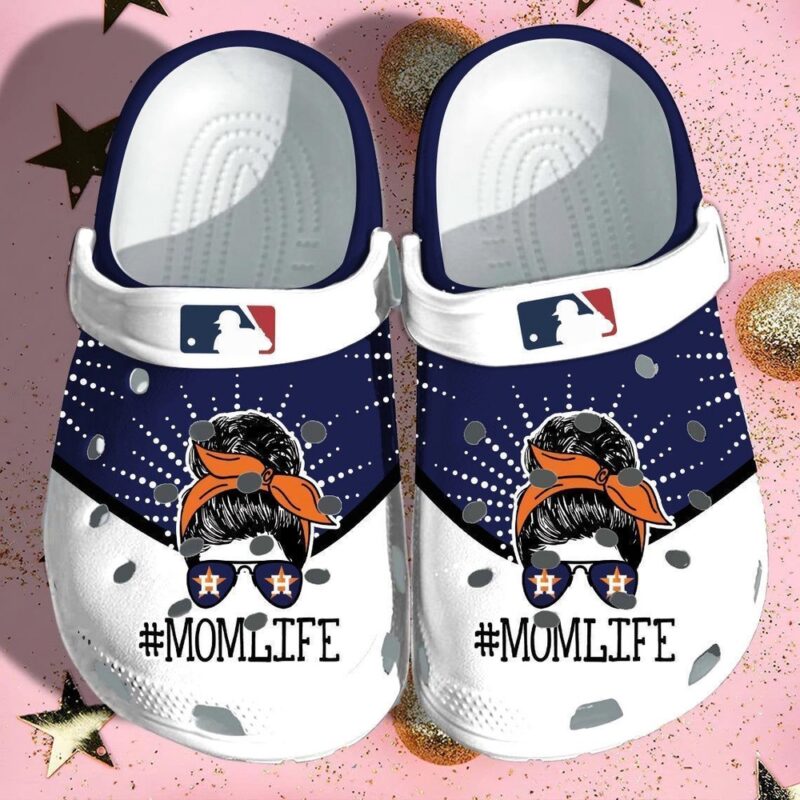 MLB Houston Astros Crocs Clog Mom Life For Fan Baseball