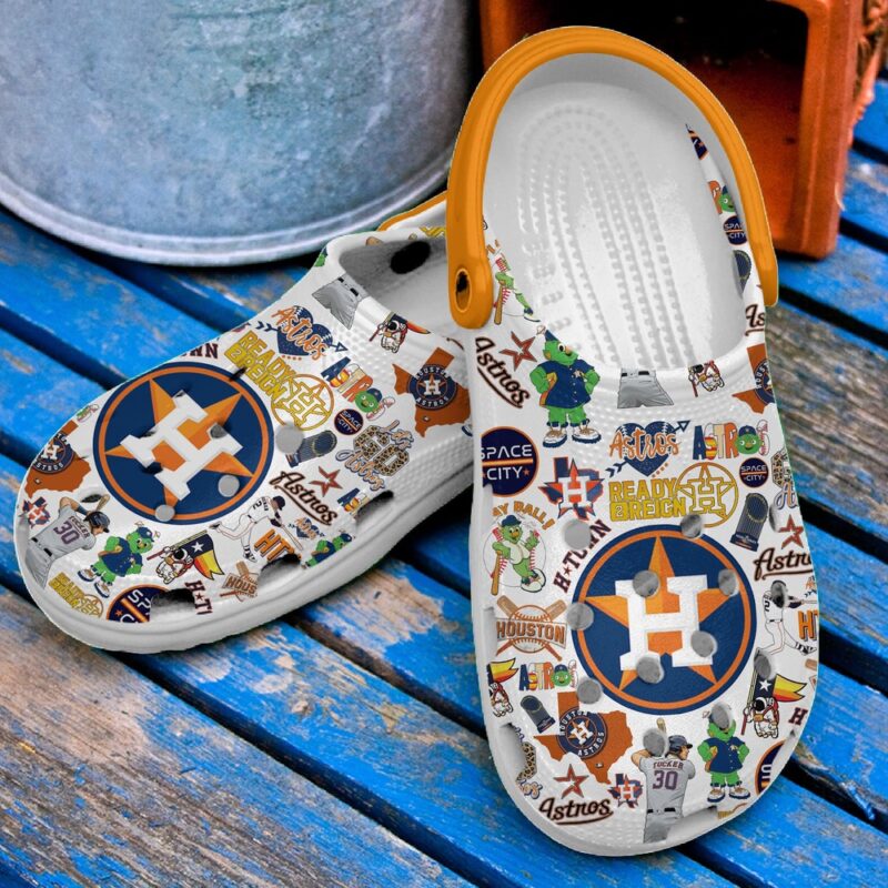 MLB Houston Astros Crocs Shoes Astros Footwear For Men Women And Kids