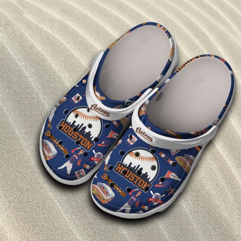 MLB Houston Astros Crocs Shoes Astros Gear For Men Women And Kids