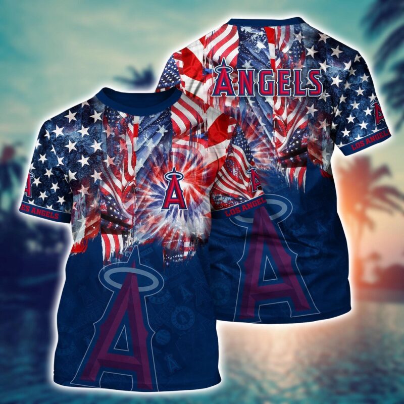 MLB Los Angeles Angels 3D T-Shirt Hawaiian Heatwave For Fans Sports