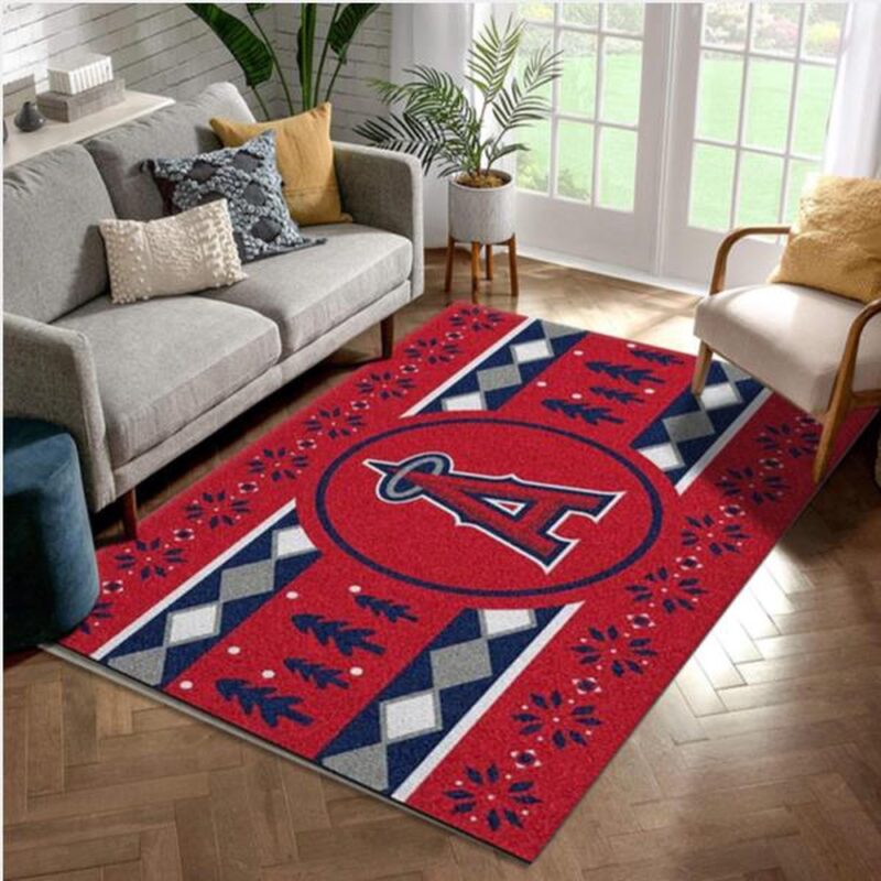 MLB Los Angeles Angels Area Rug Carpet Kitchen Rug Home Us Decor
