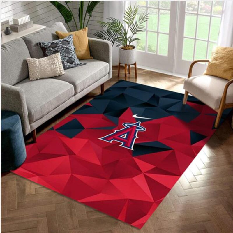 MLB Los Angeles Angels Rug Bedroom Rug Home Decor Floor Decor