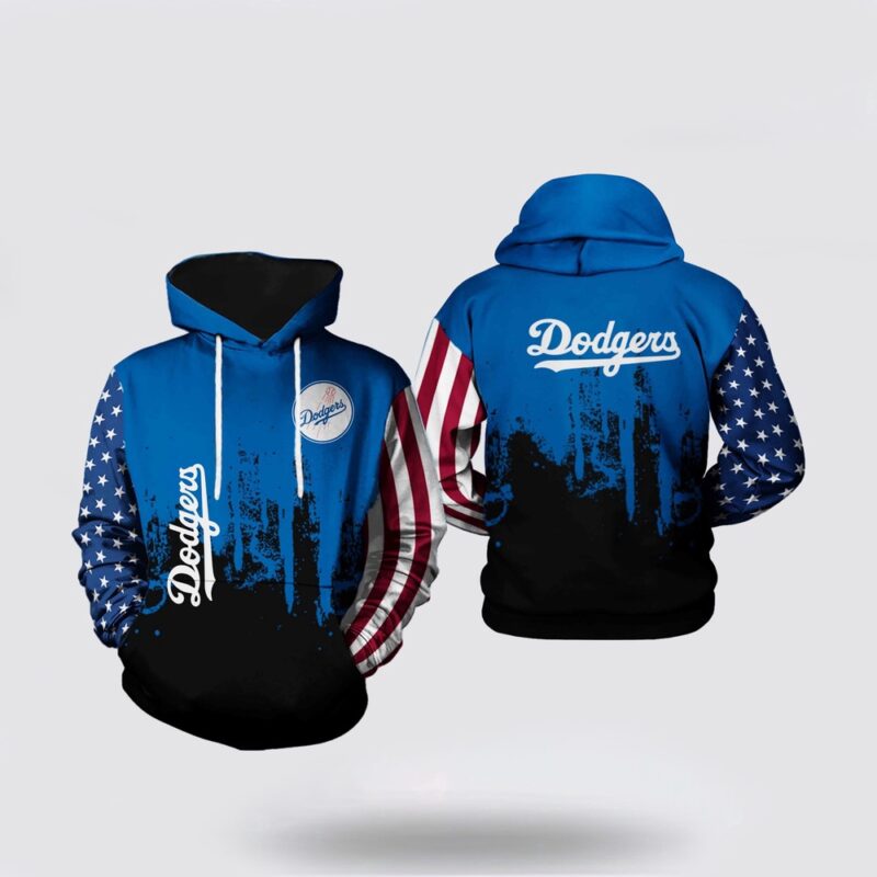 MLB Los Angeles Dodgers 3D Hoodie Team US For Fan MLB