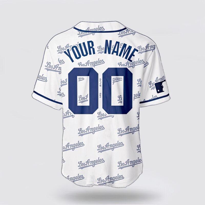 MLB Los Angeles Dodgers Baseball Jersey Custom Name & Number For Fans Jersey