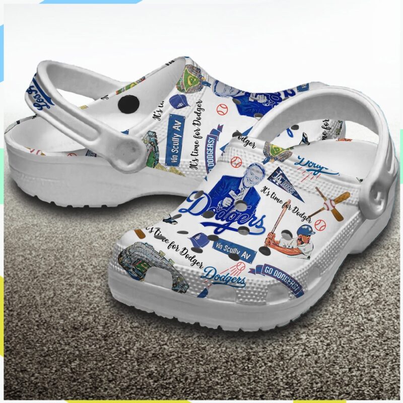 MLB Los Angeles Dodgers Crocs Shoes  Dodgers Merchandise For Men Women And Kids