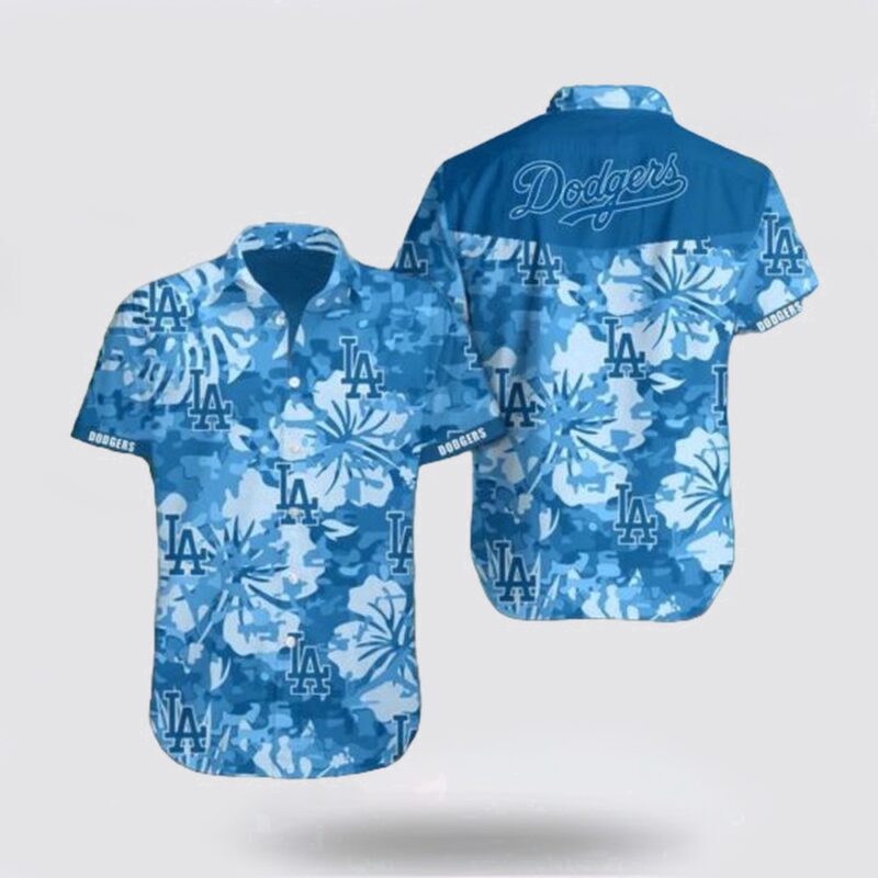 MLB Los Angeles Dodgers Hawaiian Shirt Hibiscus Flower For Fan MLB