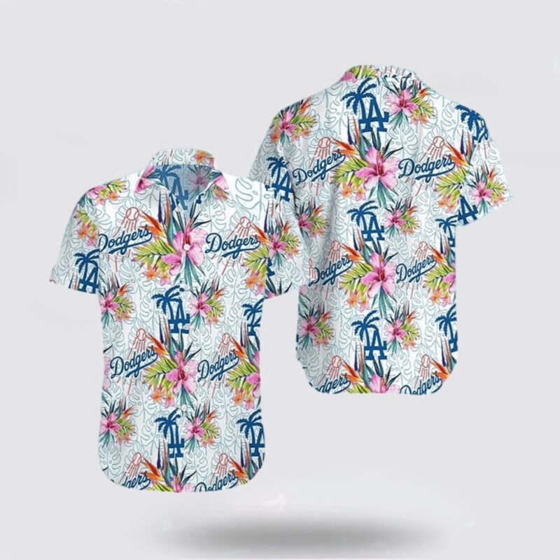 MLB Los Angeles Dodgers Hawaiian Shirt Immerse Yourself In The Sea Breeze With Exotic Outfits For Fans