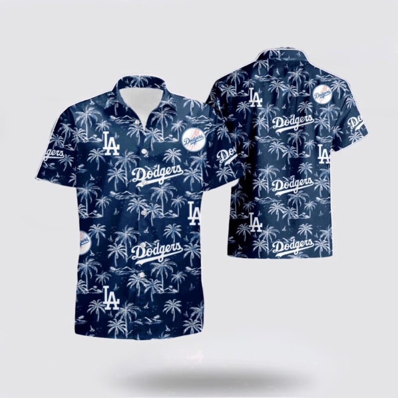 MLB Los Angeles Dodgers Hawaiian Shirt Surf In Style With Cool Beach Outfits For Fans